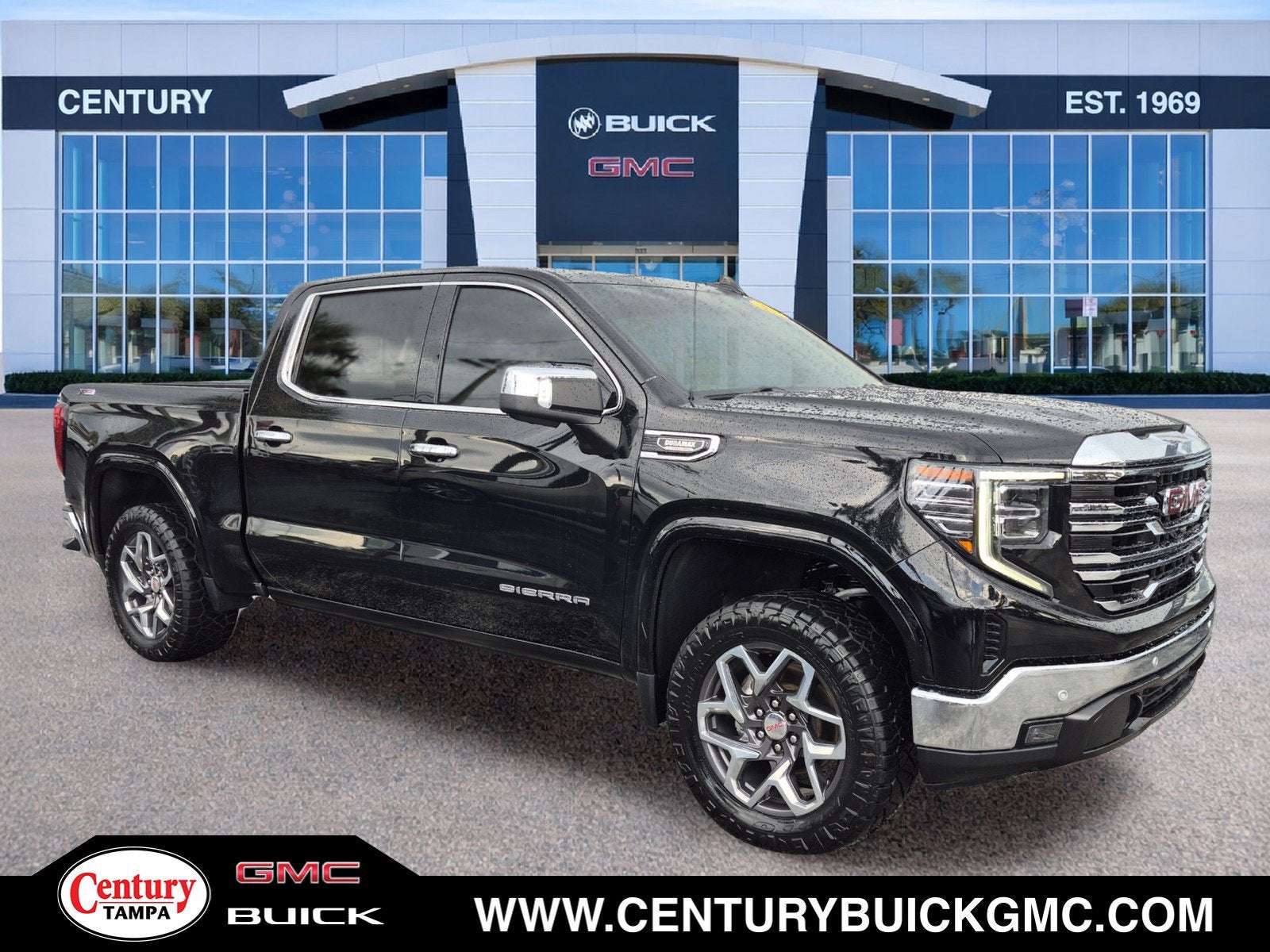 Onyx Black 2024 GMC Sierra 1500 Pickup Truck Four-Wheel Drive Automatic