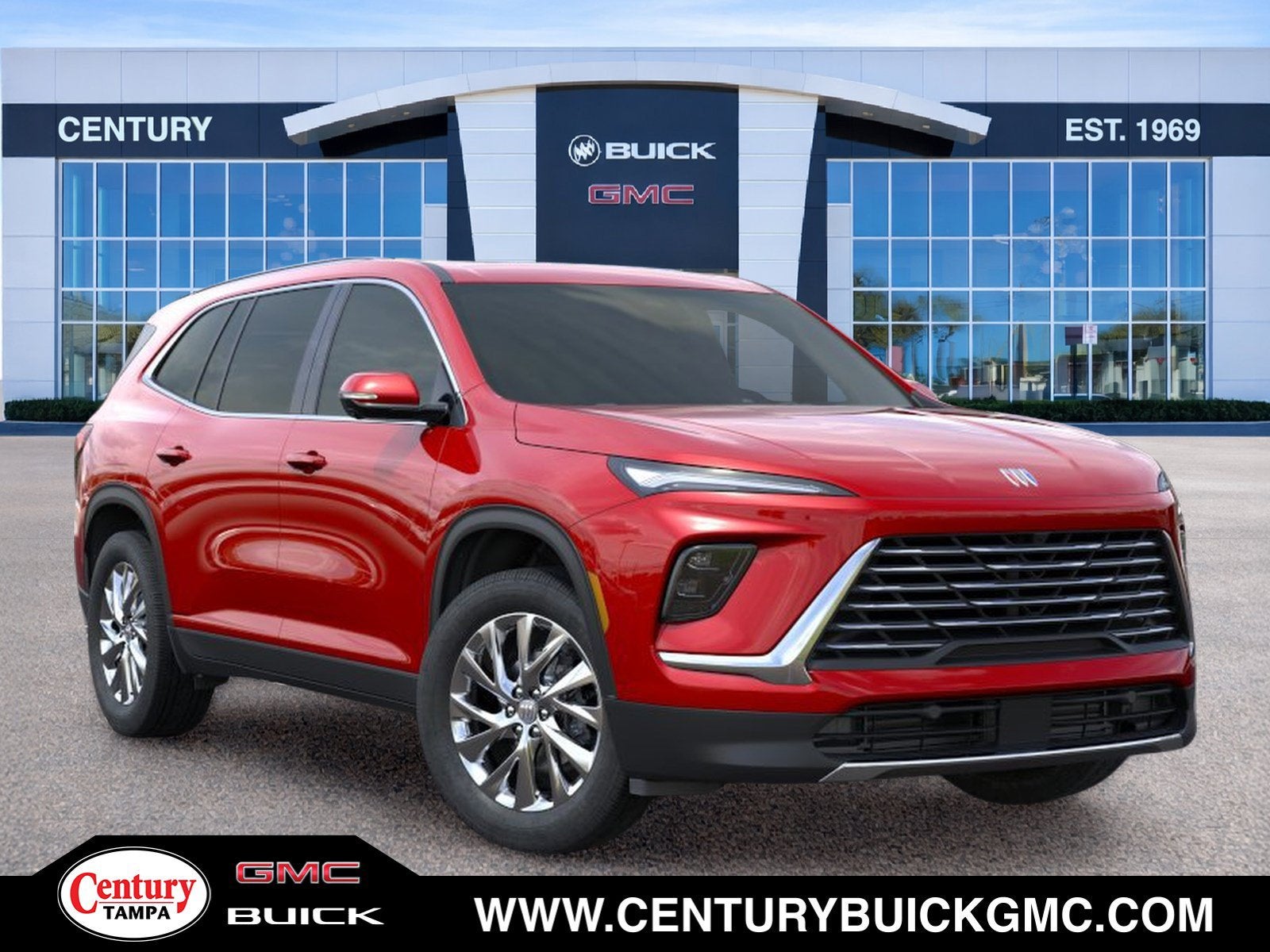 Cherry Red Tintcoat 2026 Buick Enclave SUV / Crossover Front-Wheel Drive Automatic