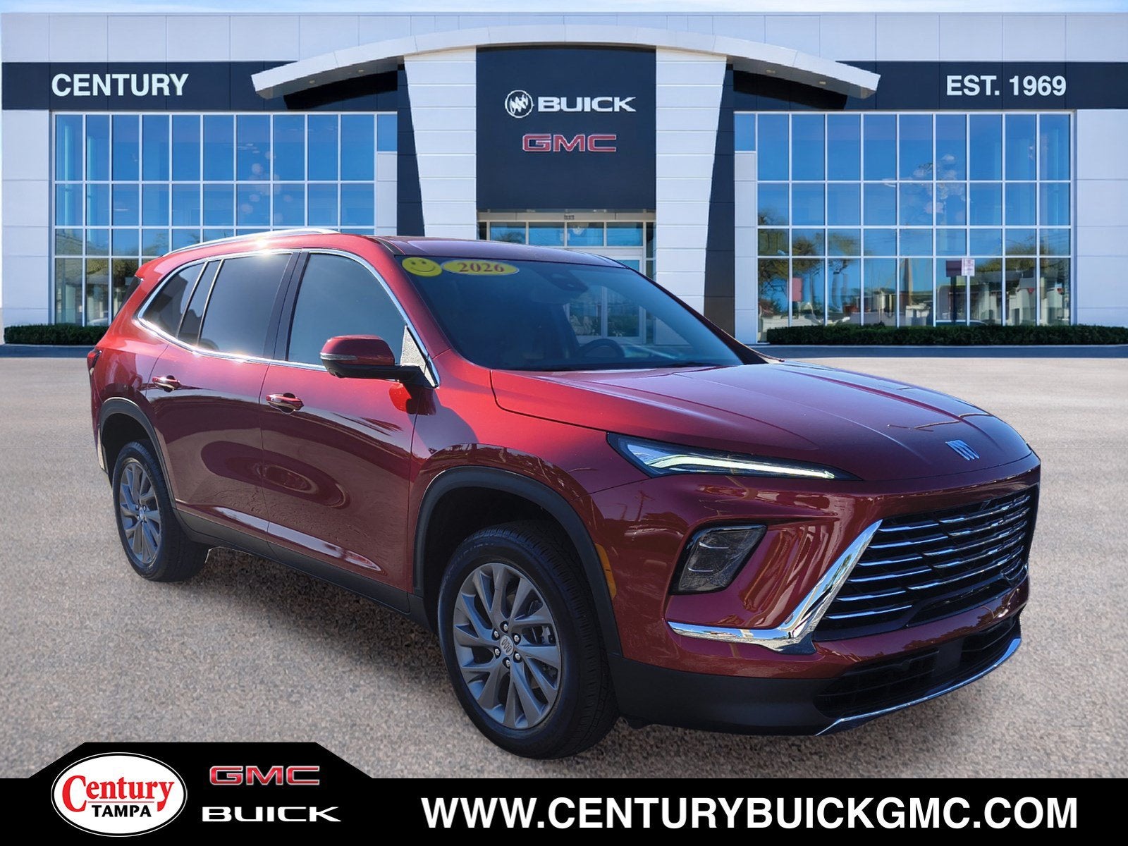 Cherry Red Tintcoat 2026 Buick Enclave SUV / Crossover Front-Wheel Drive Automatic