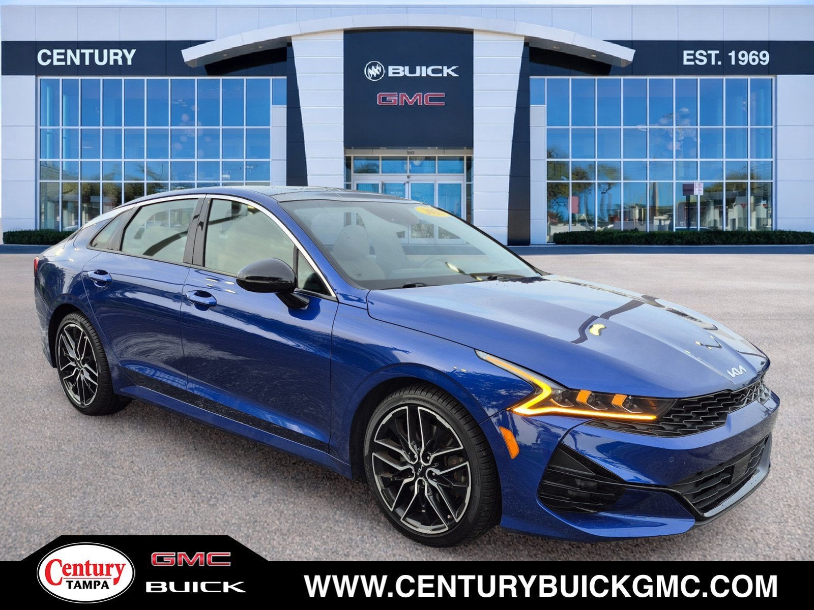 Blue 2023 Kia K5 Sedan Front-Wheel Drive Automatic