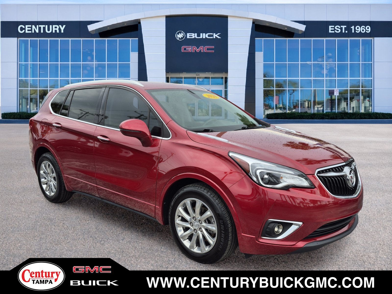 Chili Red Metallic 2020 Buick Envision SUV / Crossover Front-Wheel Drive Automatic