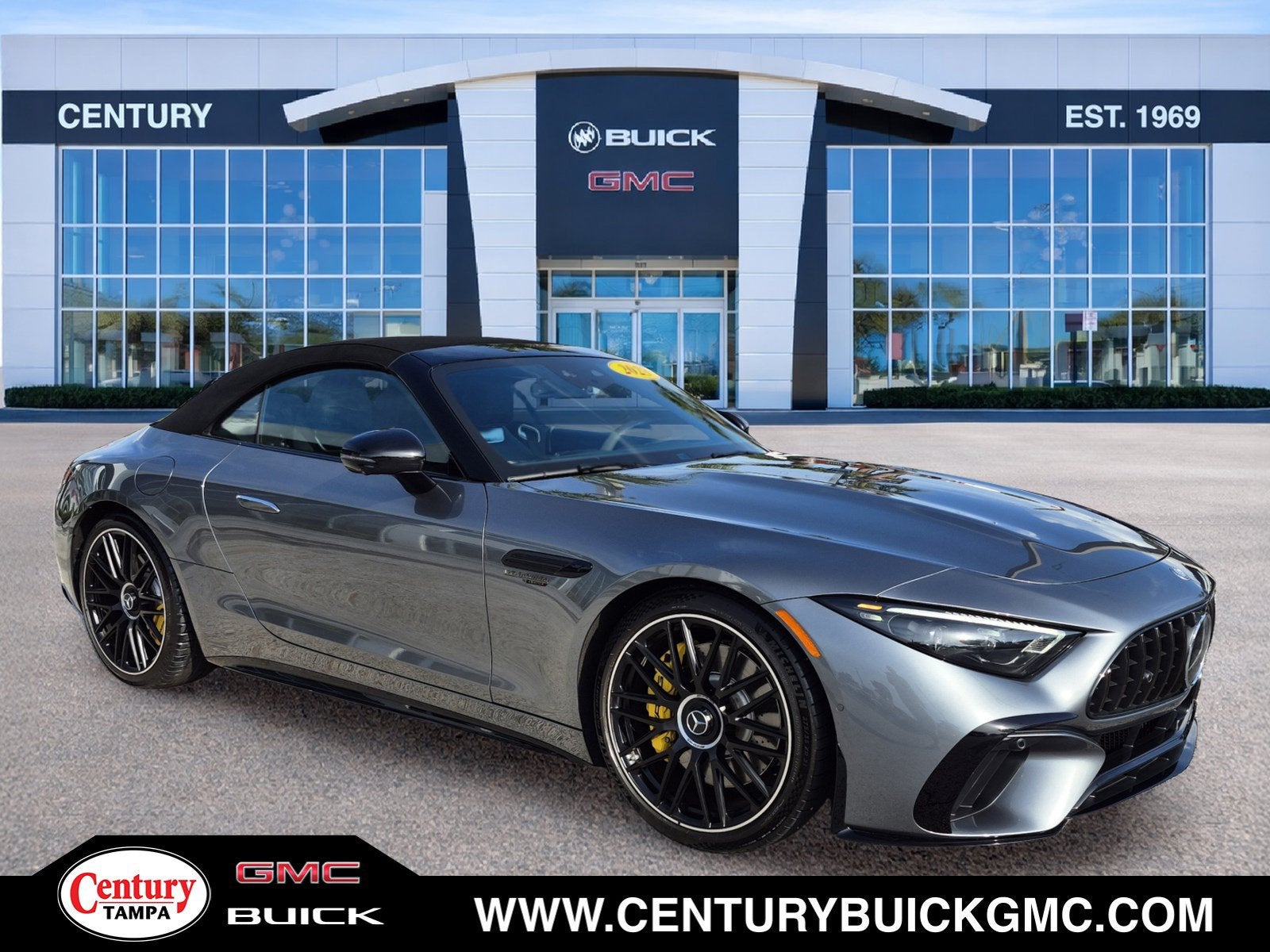 Gray 2023 Mercedes-Benz SL-Class Convertible All-Wheel Drive Automatic