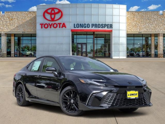Midnight Black Metallic 2026 Toyota Camry Sedan Front-Wheel Drive Continuously Variable Transmission