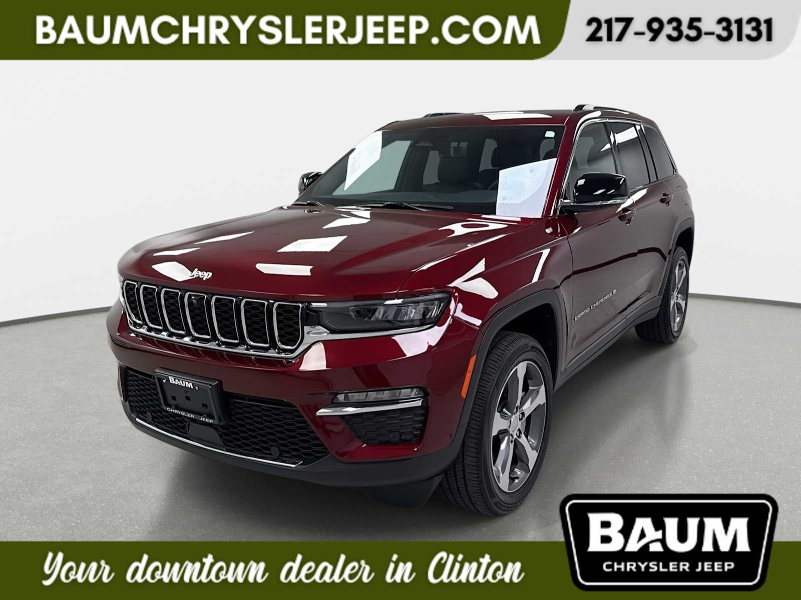 Velvet Red Pearlcoat 2024 Jeep Grand Cherokee SUV / Crossover Four-Wheel Drive Automatic