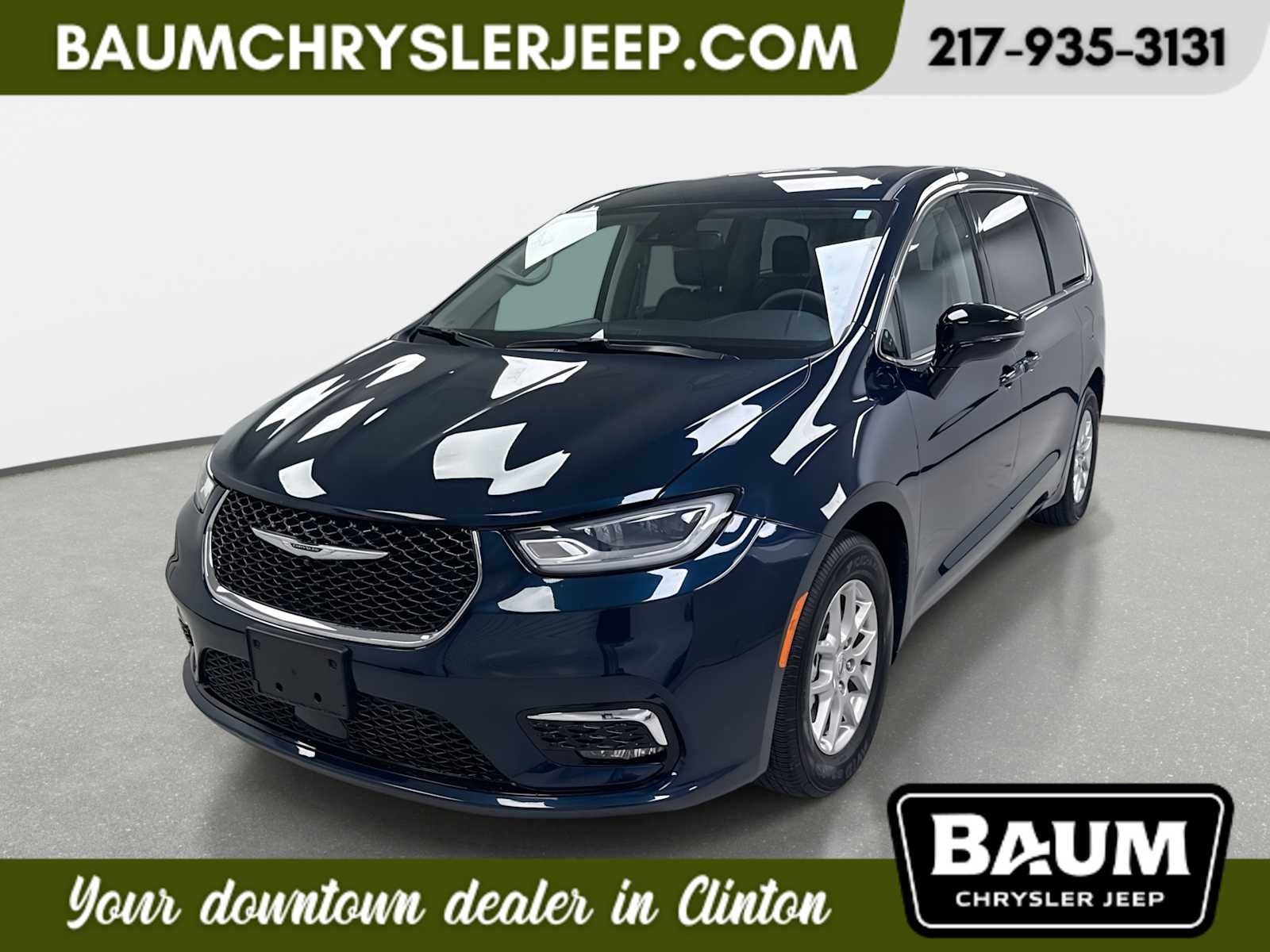 Fathom Blue Pearlcoat 2024 Chrysler Pacifica Minivan Front-Wheel Drive Automatic