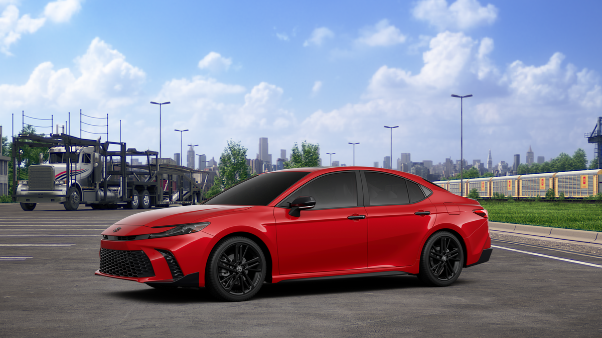 Supersonic Red [Extra_Cost_Color] 2026 Toyota Camry Sedan All-Wheel Drive Continuously Variable Transmission
