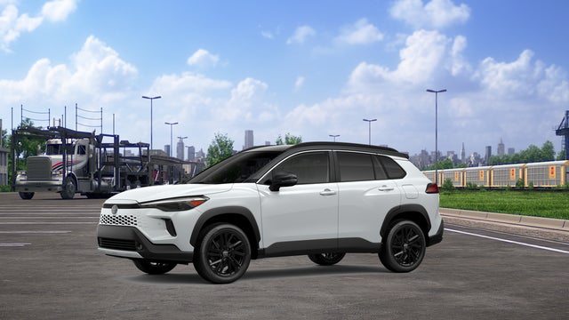 Wind Chill Pearl With Jet Black Roof [Extra_Cost_C 2026 Toyota Corolla Cross Hybrid SUV / Crossover All-Wheel Drive Continuously Variable Transmission