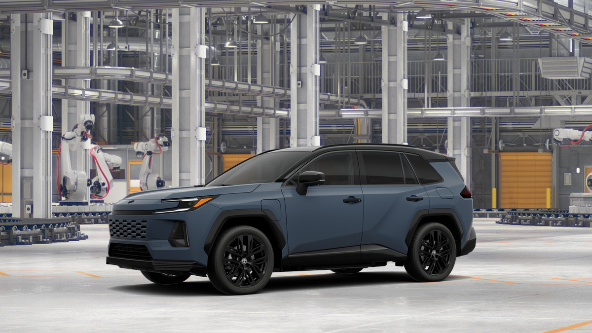 Storm Cloud With Midnight Black Metallic Roof [Ext 2026 Toyota RAV4 Plug-in Hybrid SUV / Crossover  Continuously Variable Transmission