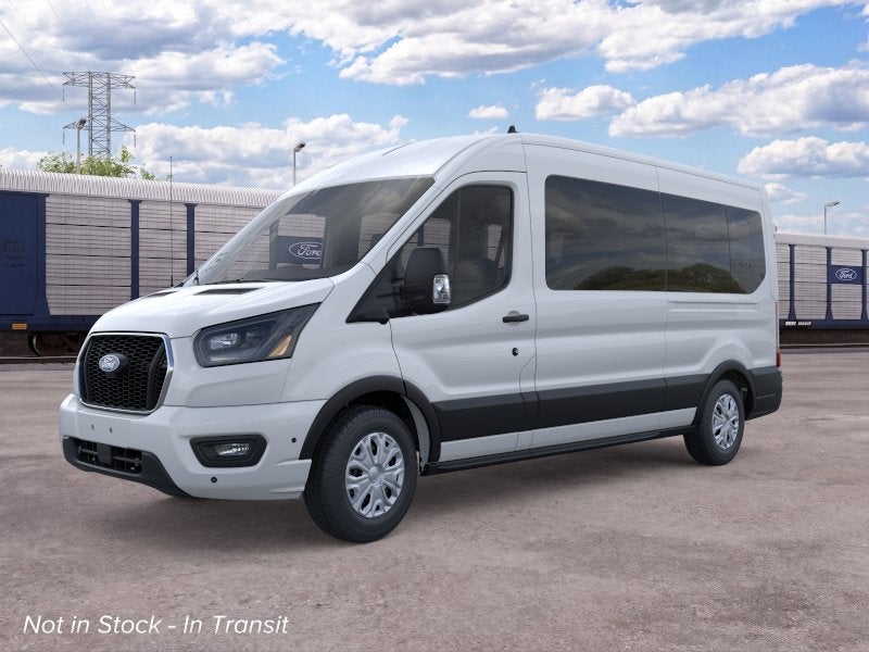 Oxford White 2026 Ford Transit Passenger Van Rear-Wheel Drive 