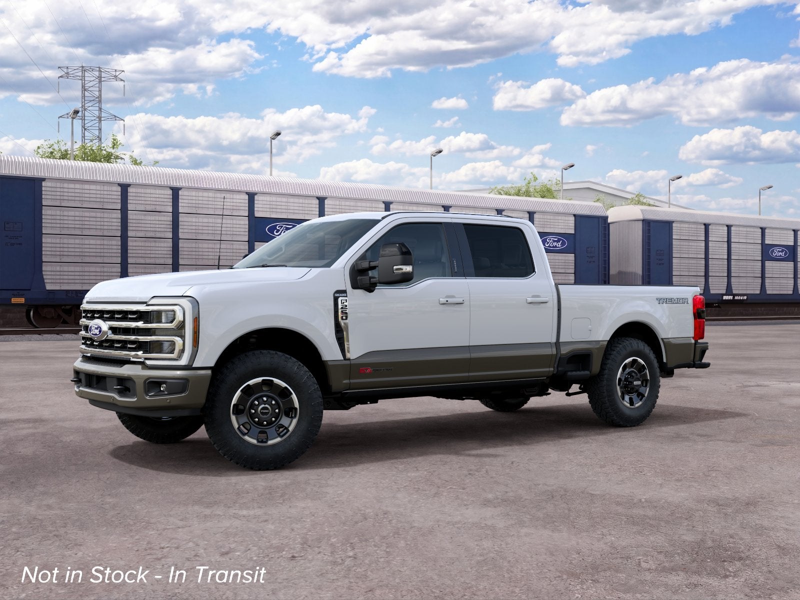 Star White Metallic Tri-Coat 2027 Ford F-250 Super Duty Pickup Truck Four-Wheel Drive Automatic