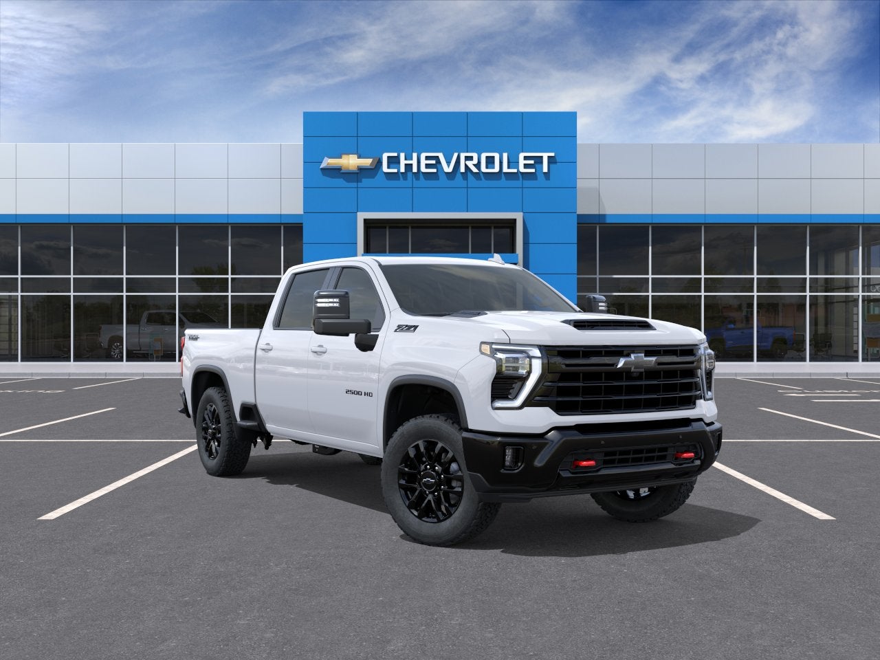 Summit White 2026 Chevrolet Silverado 2500HD Pickup Truck Four-Wheel Drive Automatic