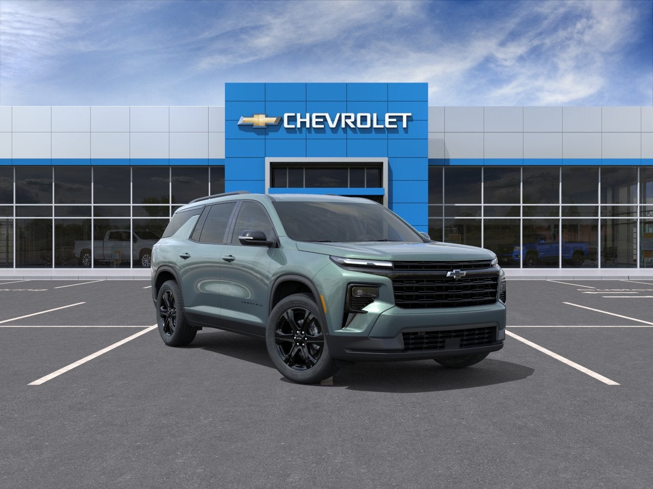 Trillium Green Metallic 2027 Chevrolet Traverse SUV / Crossover Front-Wheel Drive Automatic