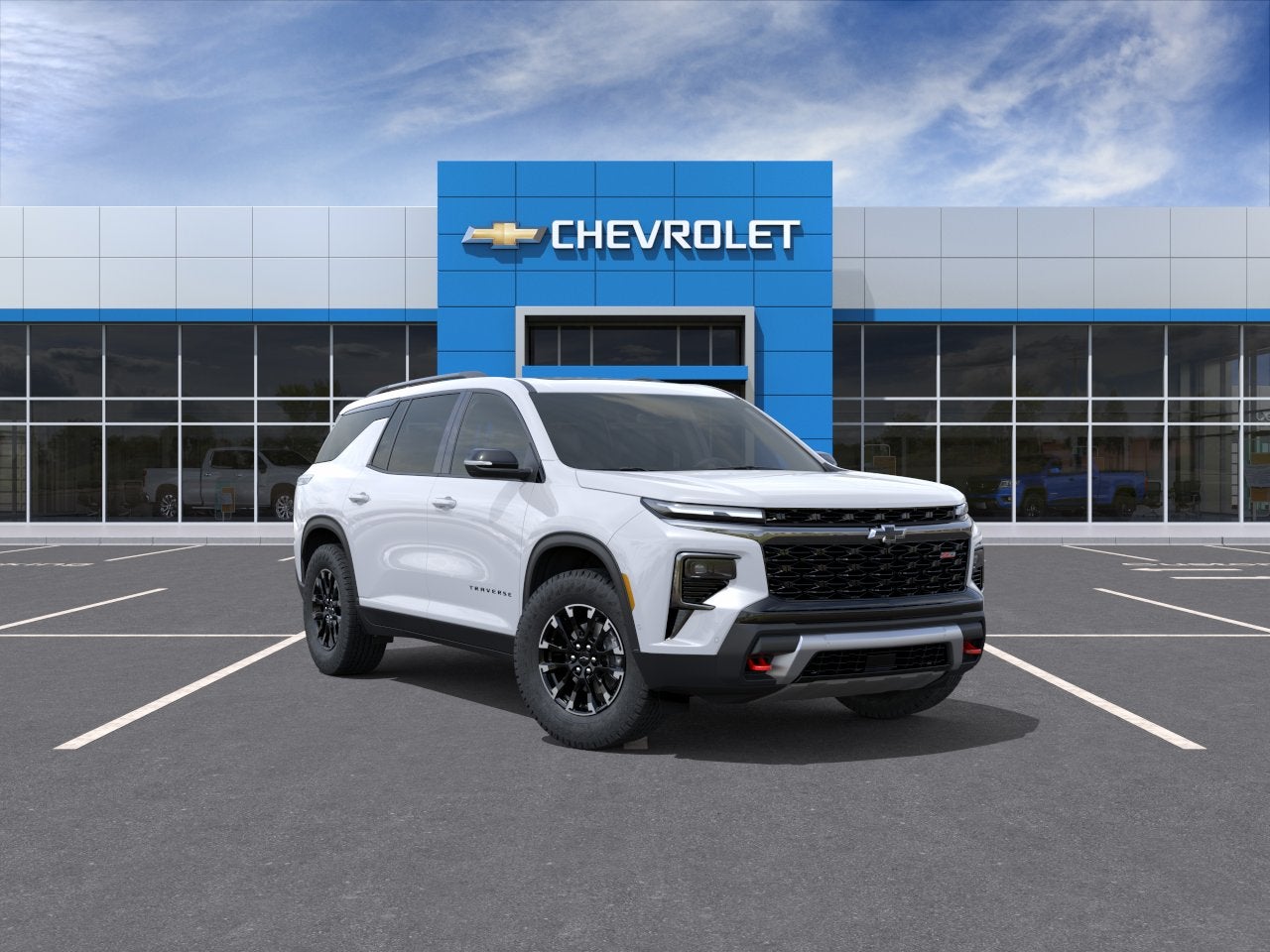 Polar White Tricoat 2026 Chevrolet Traverse SUV / Crossover Four-Wheel Drive Automatic