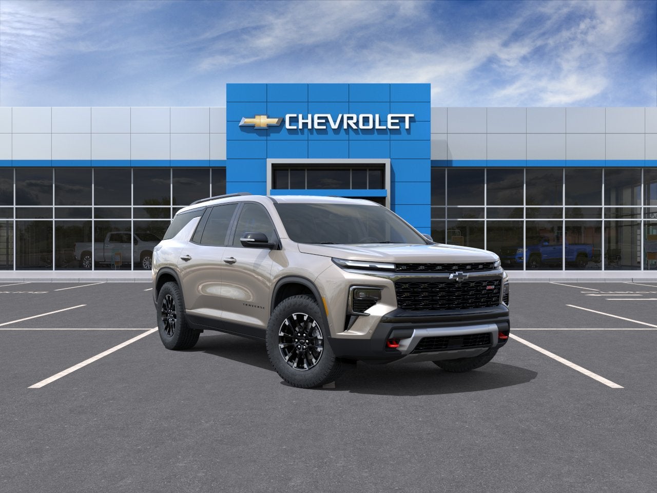 Sandstone Gray 2026 Chevrolet Traverse SUV / Crossover Four-Wheel Drive Automatic