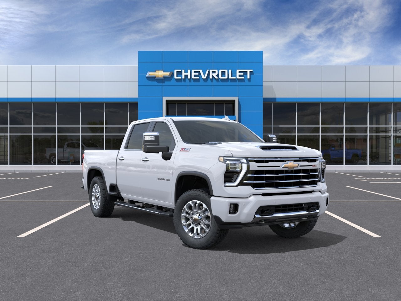 Summit White 2026 Chevrolet Silverado 2500HD Pickup Truck Four-Wheel Drive Automatic