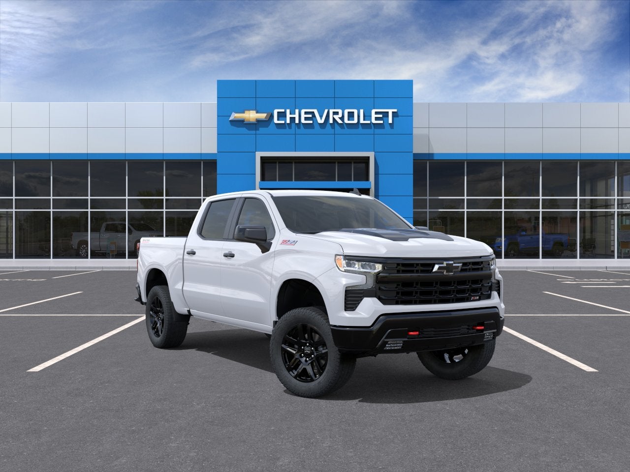 Summit White 2026 Chevrolet Silverado 1500 Pickup Truck Four-Wheel Drive Automatic