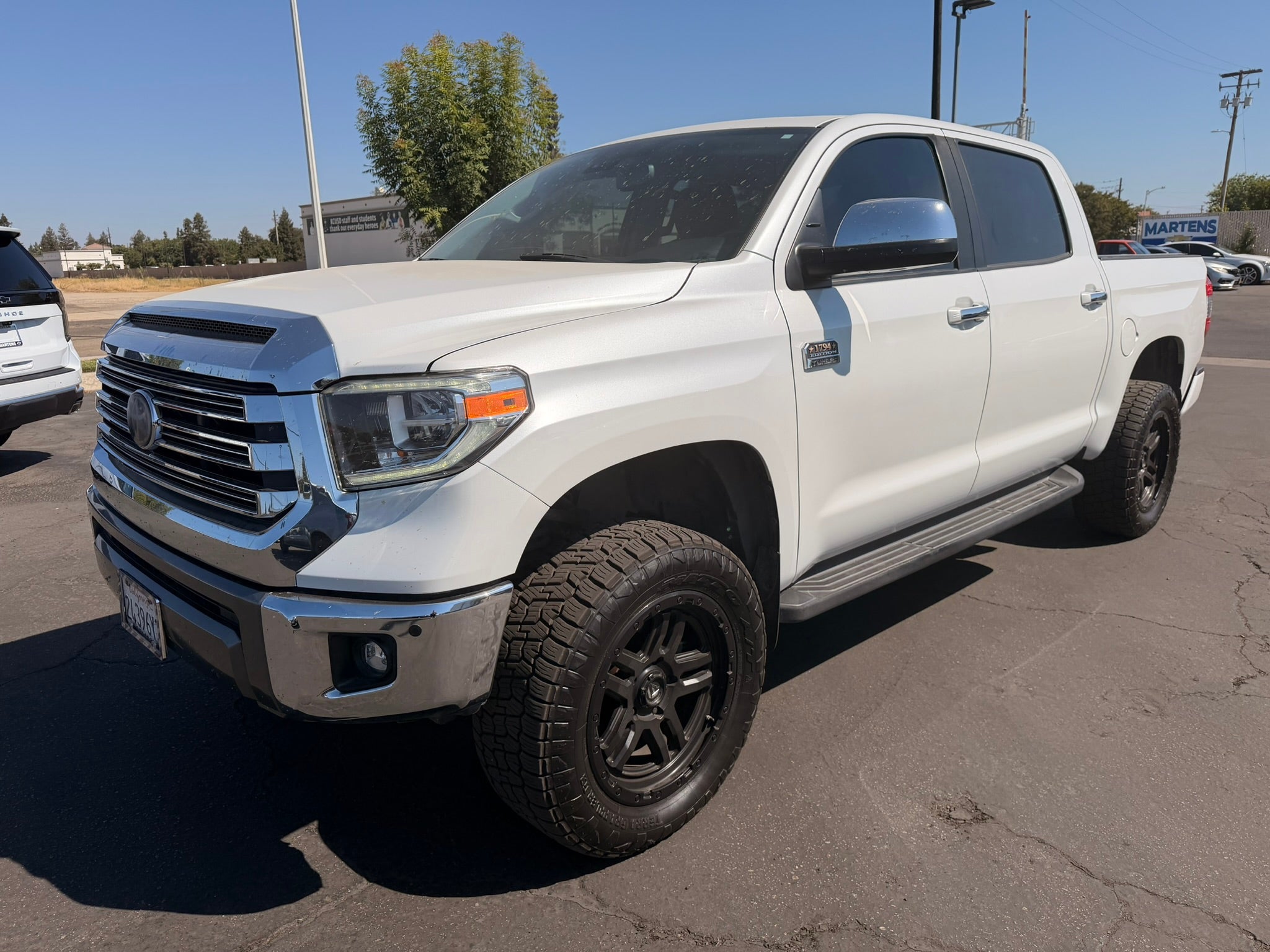 Off-White 2021 Toyota Tundra Pickup Truck Four-Wheel Drive 