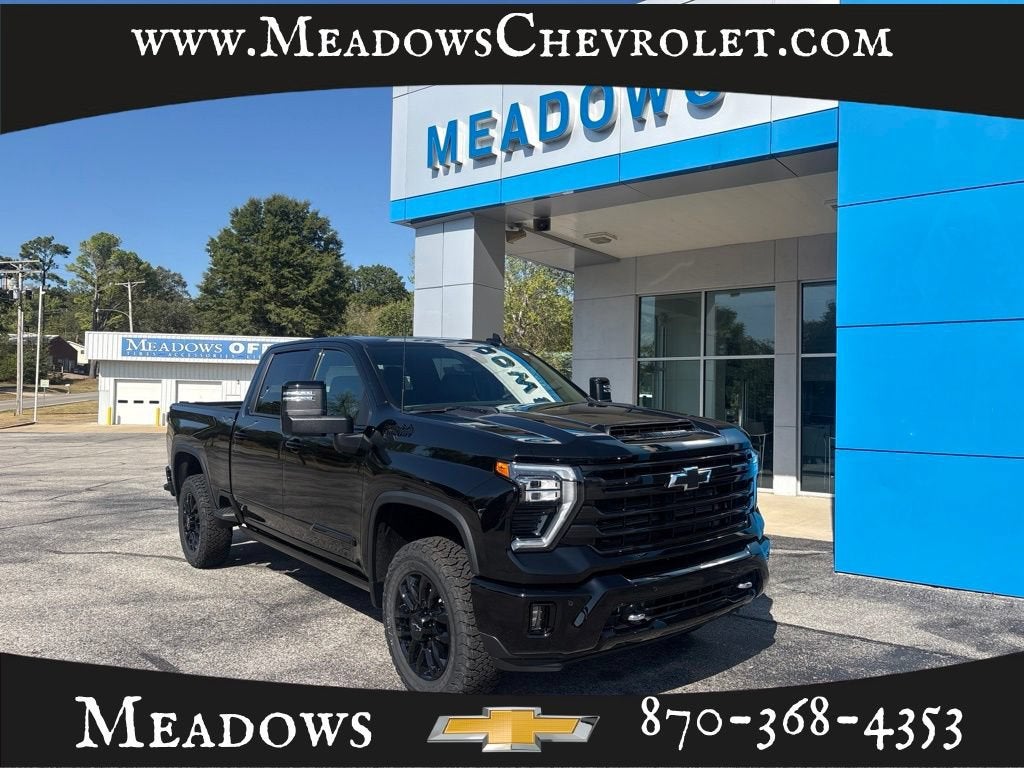 Black 2026 Chevrolet Silverado 2500HD Pickup Truck Four-Wheel Drive Automatic