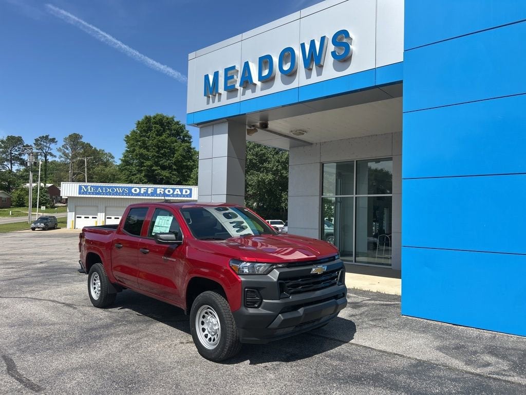 Radiant Red Tintcoat 2026 Chevrolet Colorado Work Truck Crew Cab RWD Pickup Truck 4X2 Automatic