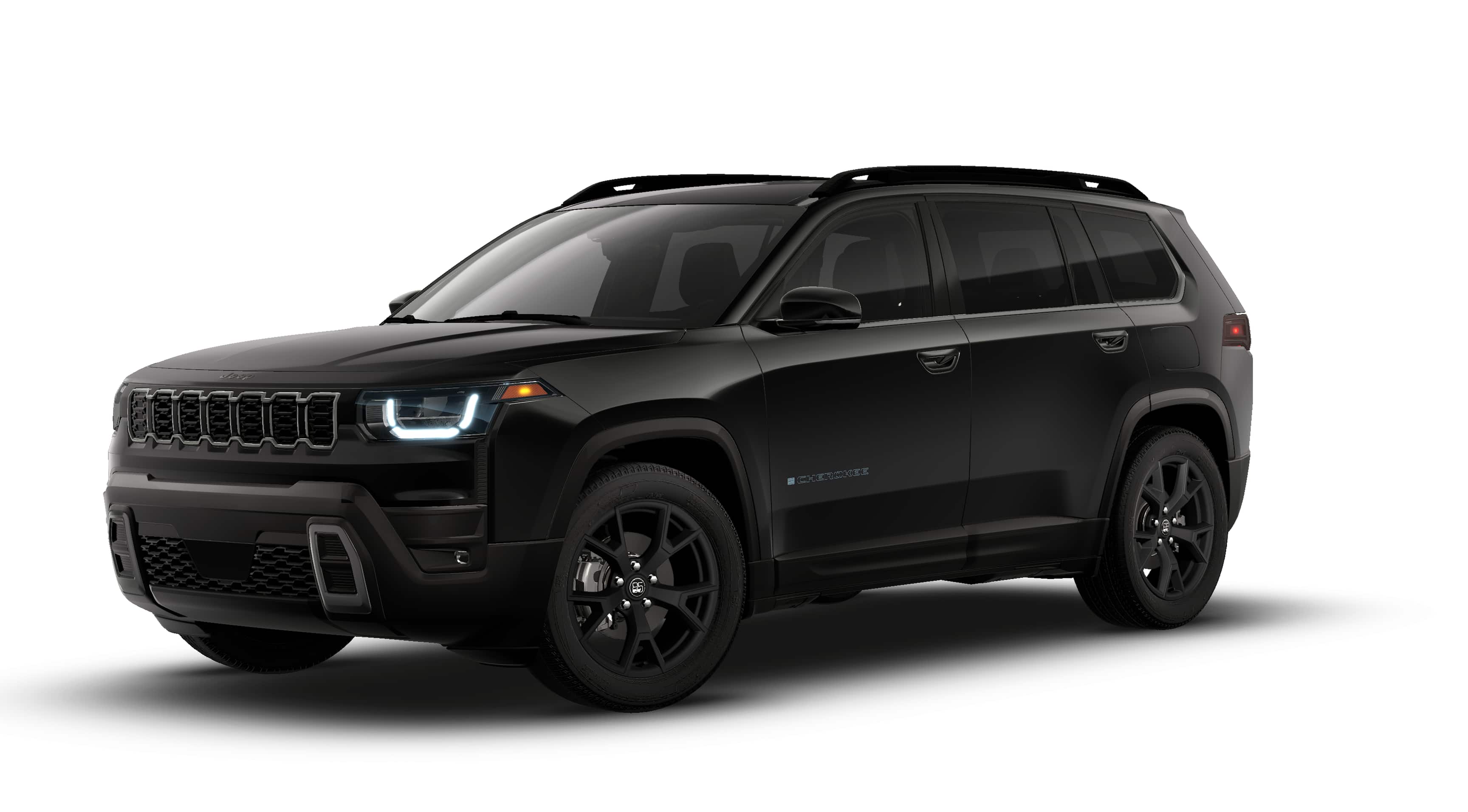Diamond Black Crystal Pearl-Coat Exterior Paint 2026 Jeep Cherokee SUV / Crossover Four-Wheel Drive Automatic