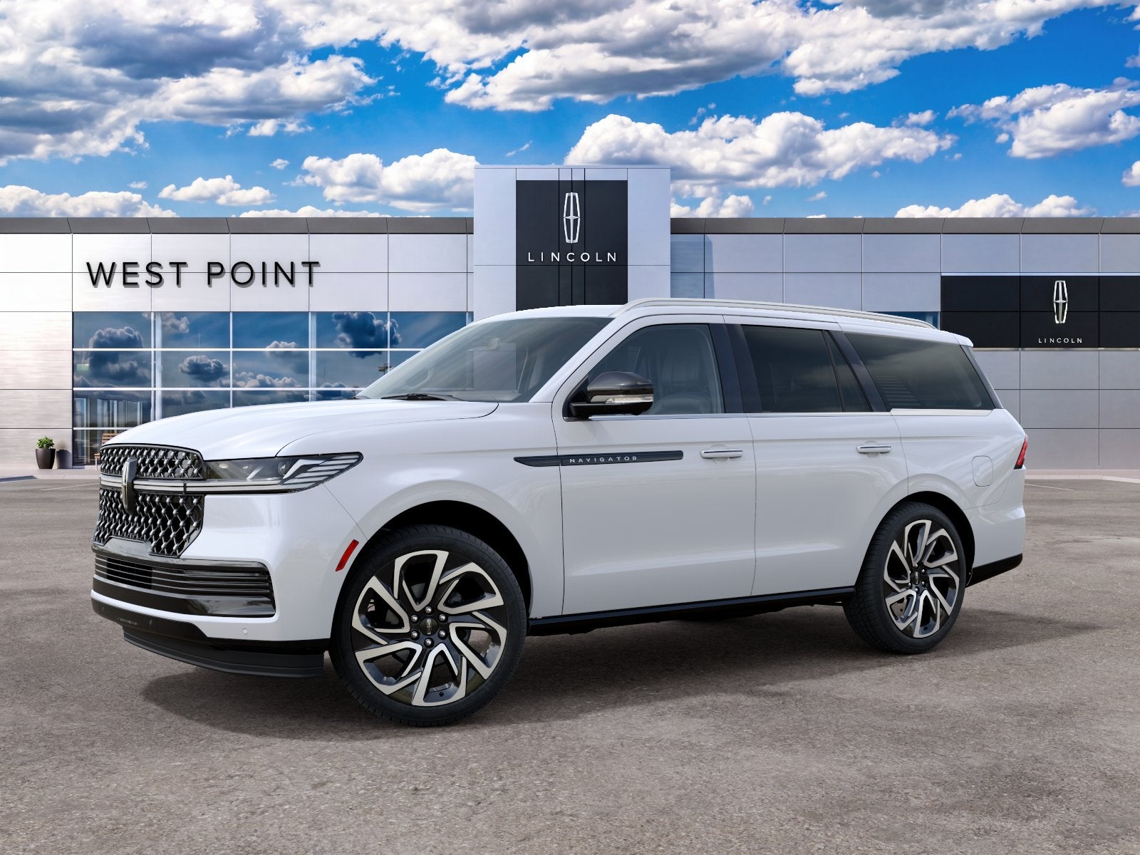 White Metallic 2027 Lincoln Navigator SUV / Crossover 4X2 Automatic