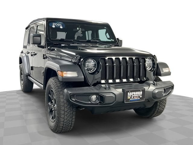 Black 2021 Jeep Wrangler SUV / Crossover Four-Wheel Drive Automatic