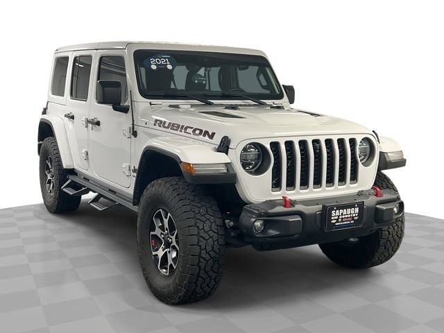 White 2021 Jeep Wrangler SUV / Crossover Four-Wheel Drive Automatic