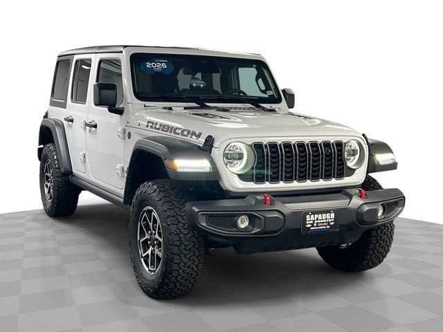 White 2026 Jeep Wrangler SUV / Crossover Four-Wheel Drive Automatic
