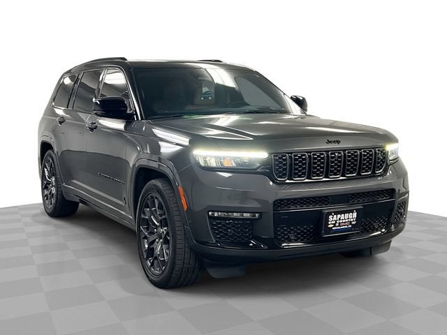 Gray 2024 Jeep Grand Cherokee L SUV / Crossover Four-Wheel Drive Automatic