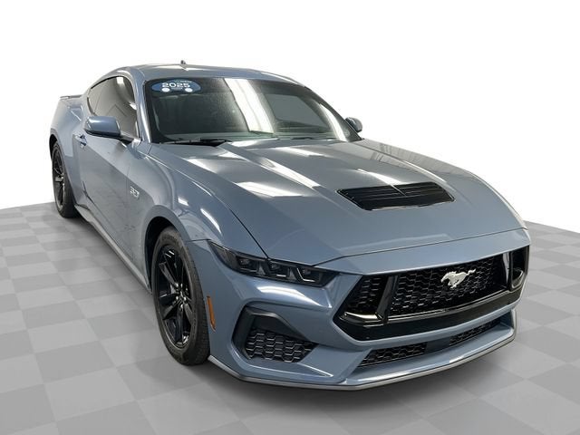 Blue 2025 Ford Mustang Coupe Rear-Wheel Drive Manual