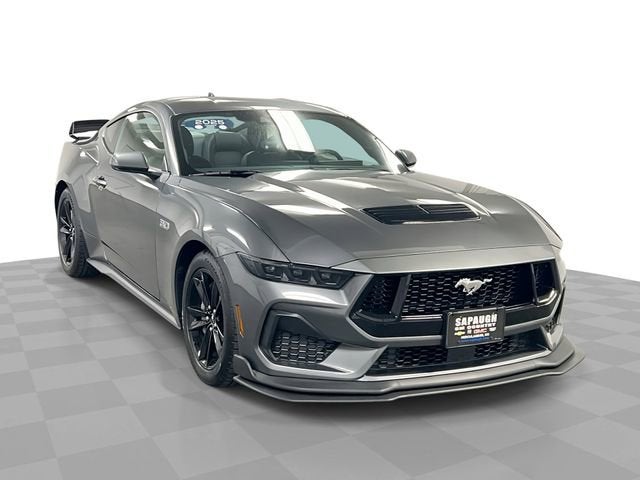 Gray 2025 Ford Mustang GT Fastback RWD Coupe Rear-Wheel Drive Automatic