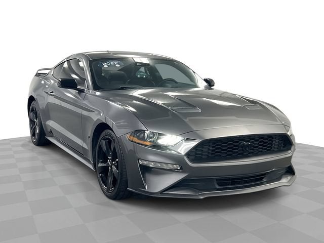 Gray 2022 Ford Mustang Coupe Rear-Wheel Drive Automatic