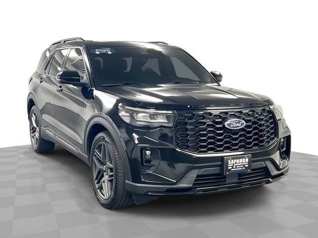 Black 2025 Ford Explorer SUV / Crossover All-Wheel Drive Automatic