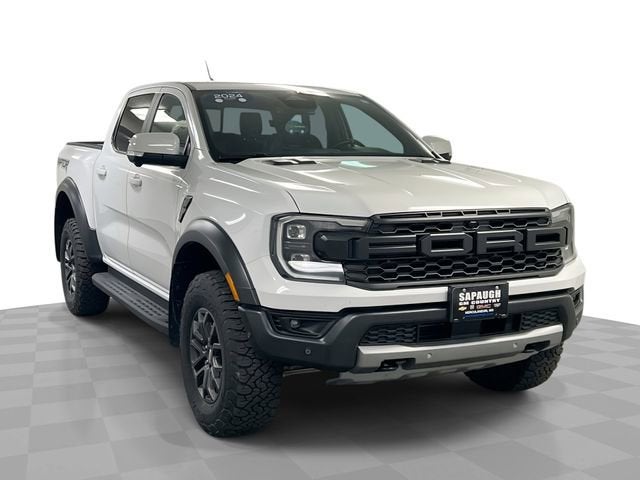 White 2024 Ford Ranger Pickup Truck Four-Wheel Drive Automatic