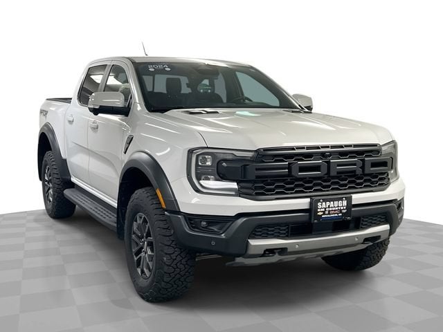 White 2024 Ford Ranger Pickup Truck Four-Wheel Drive Automatic