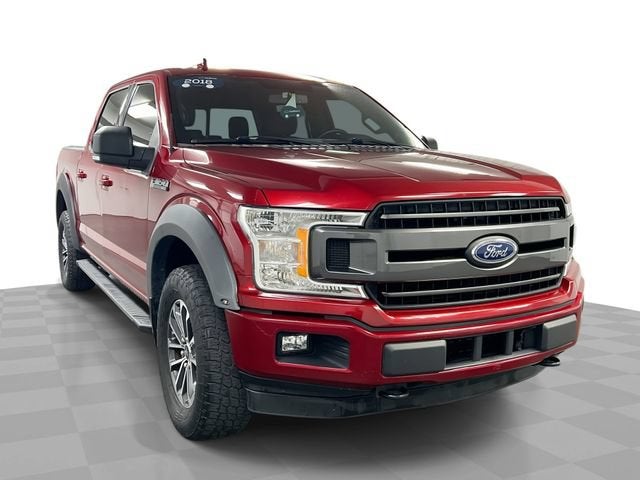 Red 2018 Ford F-150 Pickup Truck Four-Wheel Drive Automatic