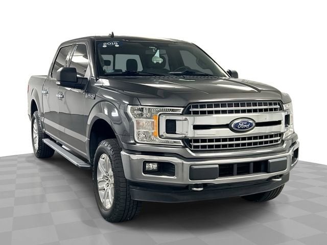 Gray 2019 Ford F-150 XL SuperCrew 4WD Pickup Truck Four-Wheel Drive Automatic