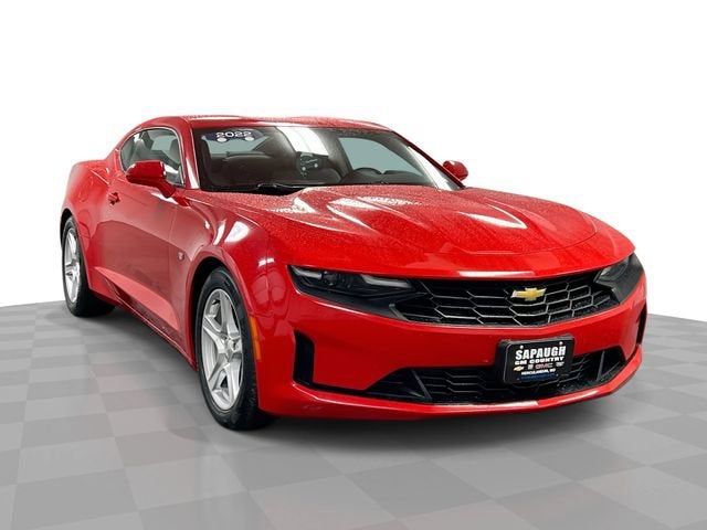 Red Hot 2022 Chevrolet Camaro 1LT Coupe RWD Coupe Rear-Wheel Drive Automatic