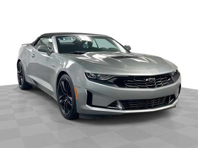 Sharkskin Metallic 2023 Chevrolet Camaro Convertible Rear-Wheel Drive Automatic