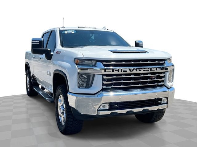 Summit White 2020 Chevrolet Silverado 2500HD LTZ Crew Cab 4WD Pickup Truck Four-Wheel Drive Automatic