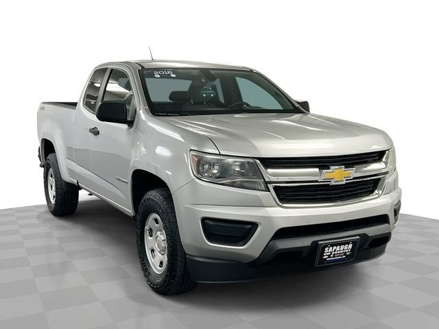 Silver Ice Metallic 2016 Chevrolet Colorado Pickup Truck Four-Wheel Drive Automatic