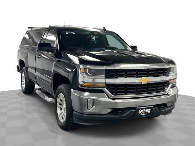 Black 2018 Chevrolet Silverado 1500 Pickup Truck Four-Wheel Drive Automatic