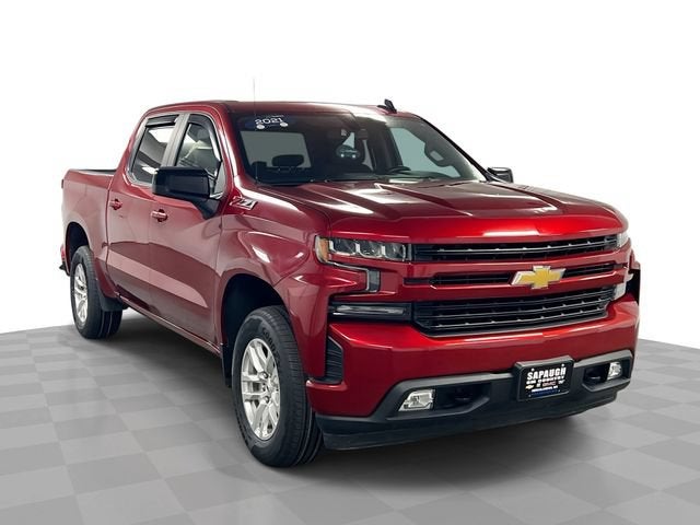 Cherry Red Tintcoat 2021 Chevrolet Silverado 1500 Pickup Truck Four-Wheel Drive Automatic