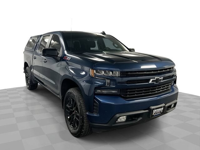 Northsky Blue Metallic 2022 Chevrolet Silverado 1500 Pickup Truck Four-Wheel Drive Automatic