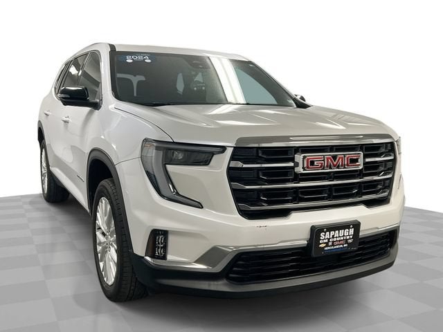 White Frost Tricoat 2024 GMC Acadia SUV / Crossover Four-Wheel Drive Automatic
