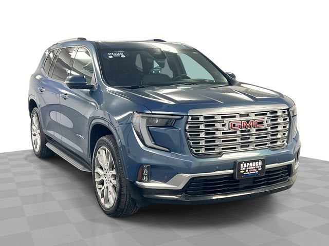 Downpour Metallic 2025 GMC Acadia Denali AWD SUV / Crossover Four-Wheel Drive Automatic