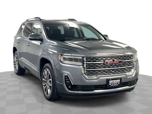 Gray (Satin Steel Metallic) 2022 GMC Acadia SUV / Crossover Four-Wheel Drive Automatic