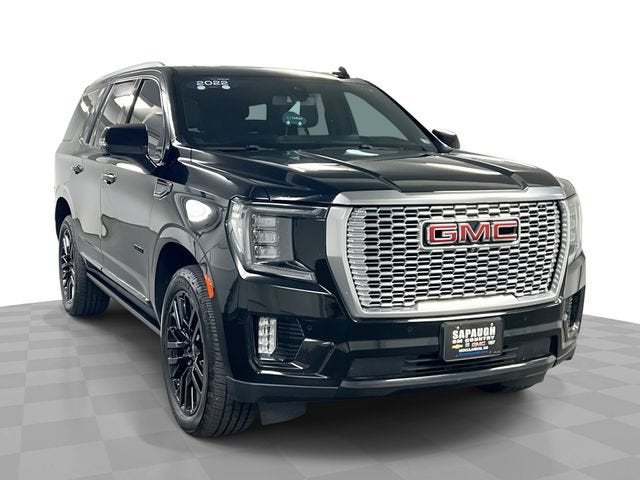 Onyx Black 2022 GMC Yukon SUV / Crossover Four-Wheel Drive Automatic