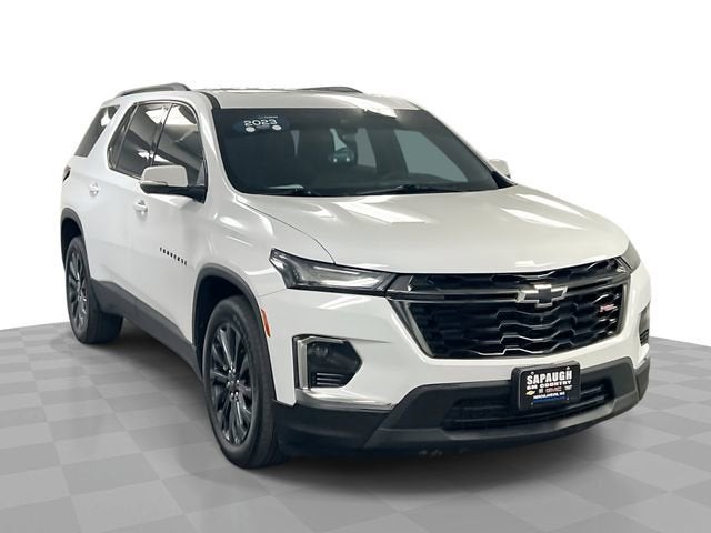 Summit White 2023 Chevrolet Traverse RS AWD SUV / Crossover Four-Wheel Drive Automatic