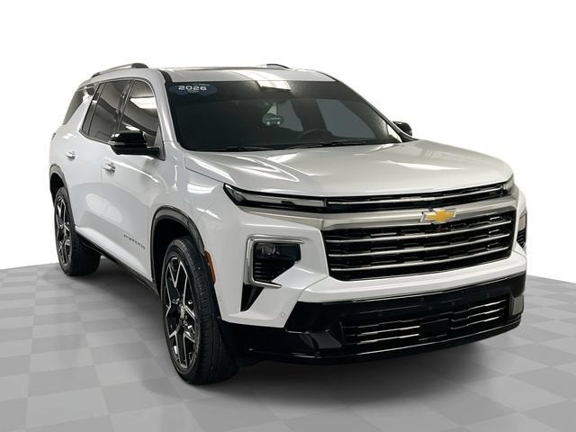 Polar White Tricoat 2026 Chevrolet Traverse SUV / Crossover Four-Wheel Drive Automatic